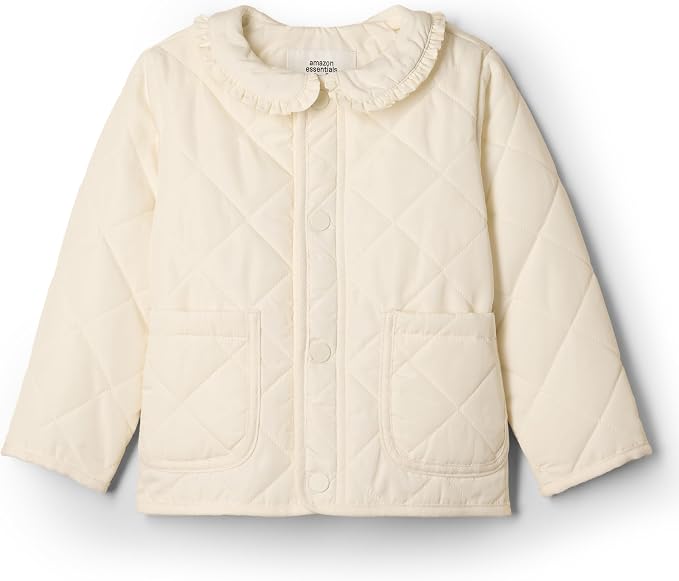 Amazon Essentials x Sofia Grainge Toddler and Baby Girls' Midweight Quilted by AmazonEssentials