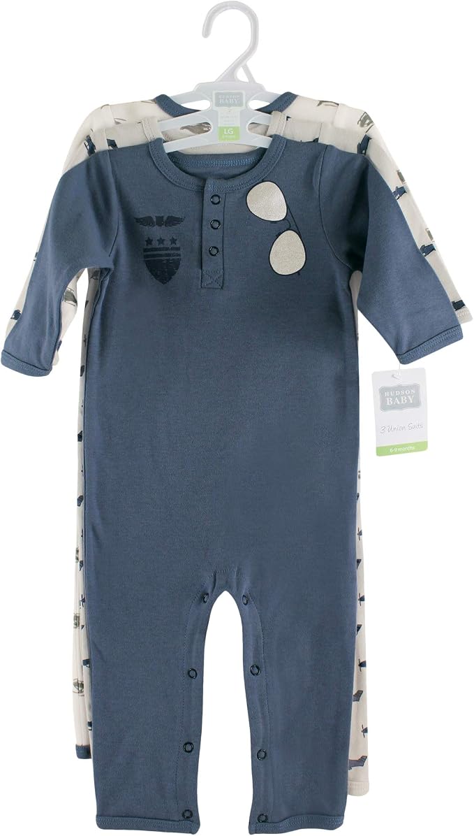 Hudson Baby unisex-child Cotton Coveralls - Image 2
