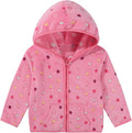 Toddler Baby Girl Fleece Jackets Fall Clothes Hooded Zip Fuzzy Coats by Adarl