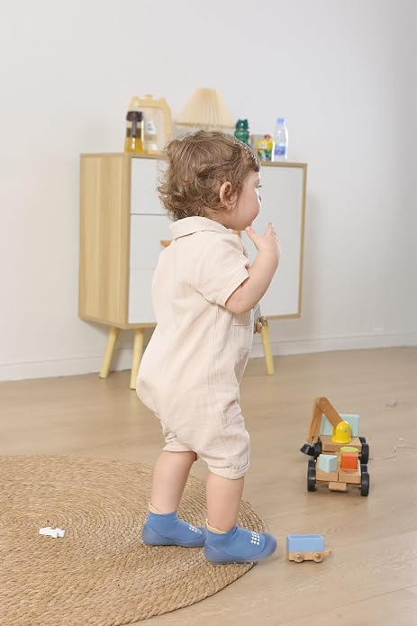 Hstyle Baby Sock Shoes Toddler Boys Walking Shoes Infant Slippers Sneakers | - Image 3
