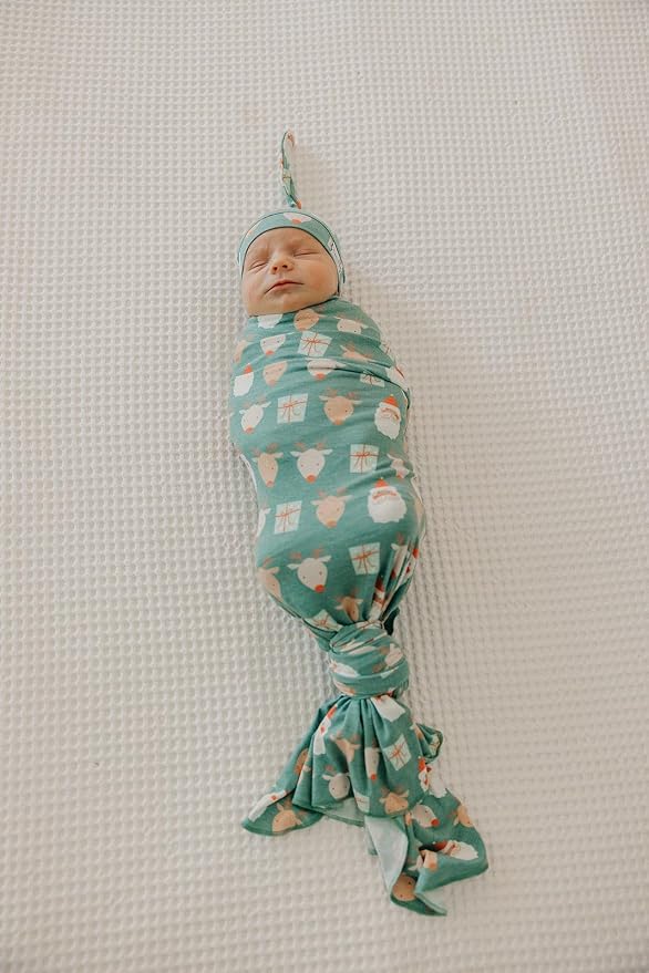 Copper Pearl Swaddle Blankets for Newborns | Soft Stretchy Receiving Blankets - Image 5