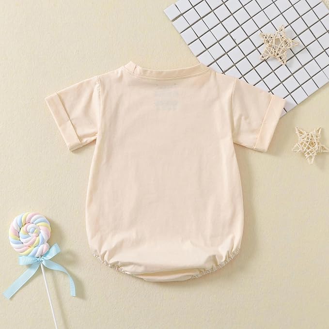 Jimonda Baby Bubble Romper Short Sleeve Bodysuit T-Shirt | 100% Cotton - Image 5