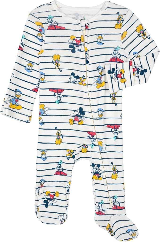 Disney Baby Boys' 2-Pack Footed One-Piece Sleep N' Play Newborn to Infant - Image 2
