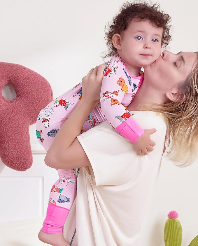 babee Reshinee Viscose Derived from Bamboo Baby Footie Pajamas Convertible - Image 5