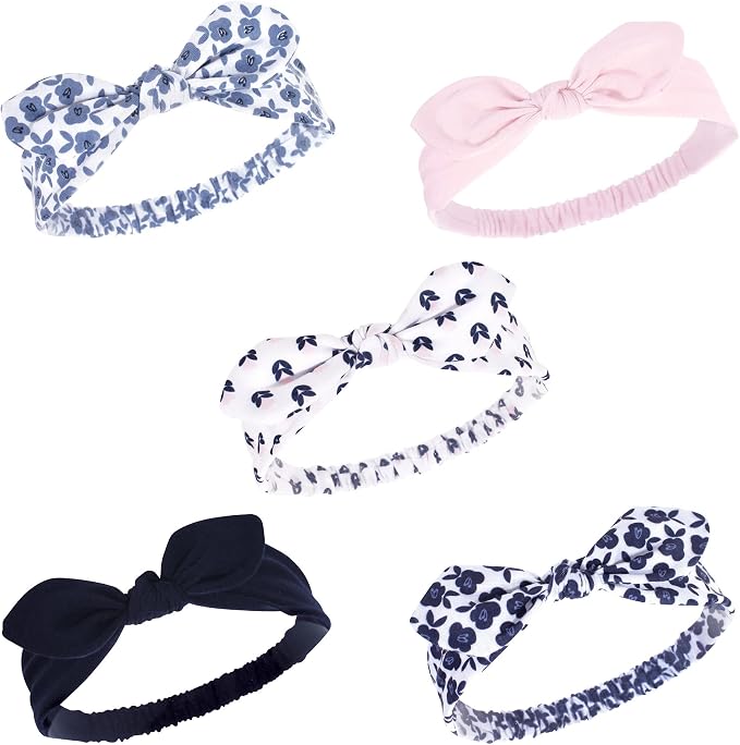Hudson Baby Cotton and Synthetic Headbands, Size 0-24 Months by HudsonBaby