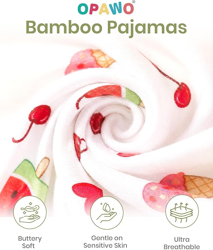 OPAWO Bamboo Sleepers for Baby Boy Pajamas Bamboo Pajamas Baby Romper 0-24M | 2 - Image 3