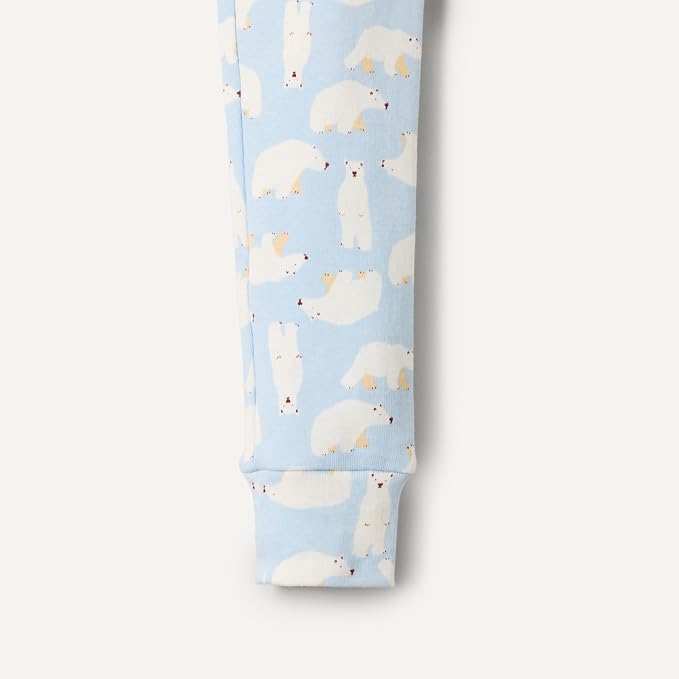 Amazon Essentials x Sofia Grainge Unisex Babies' Snug-Fit Cotton Footed Pajamas - Image 3