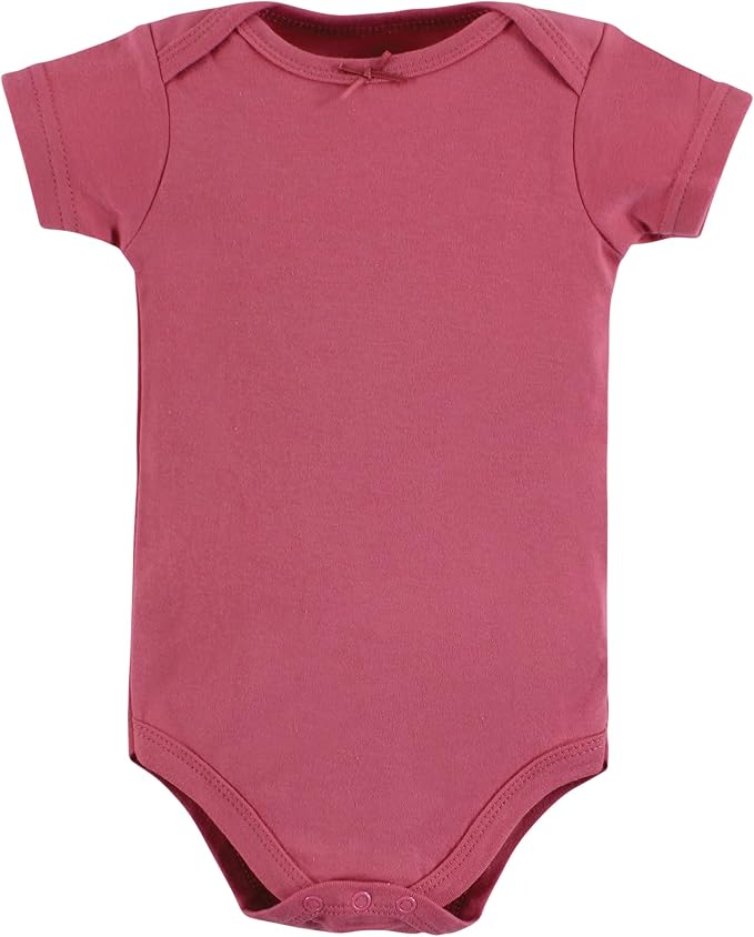 Hudson Baby Baby Girls' Cotton Bodysuits 7-pack - Image 6
