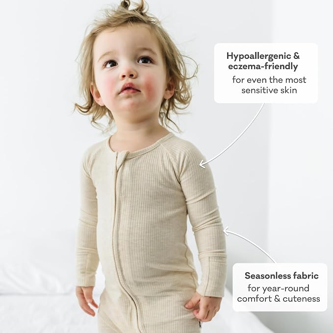Little Sleepies Pajamas for Baby Boys & Girls, Viscose from Bamboo Baby Pajamas - Image 7