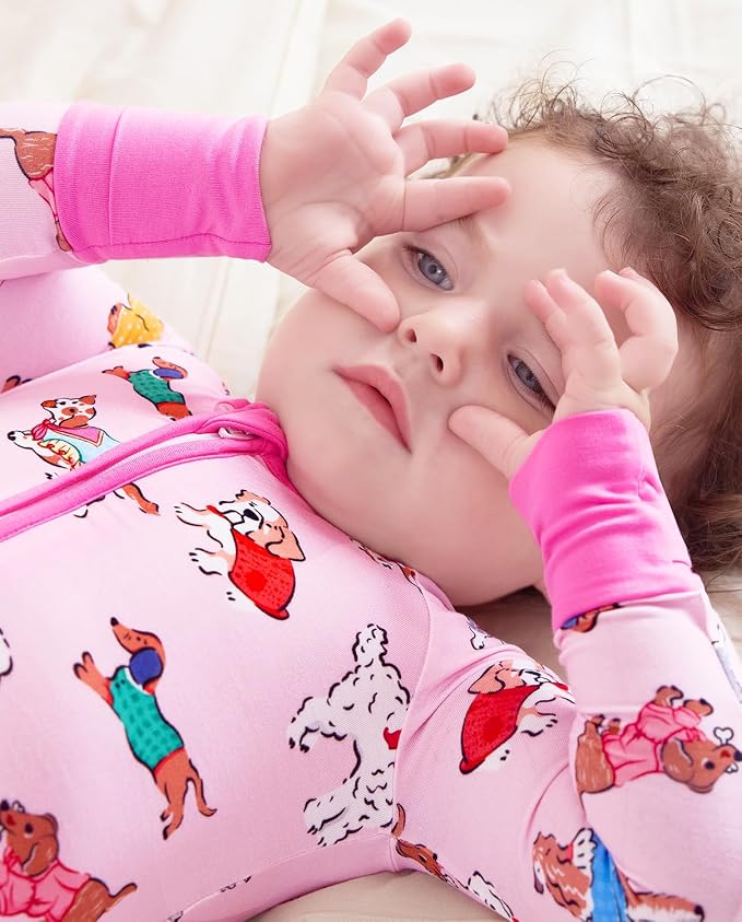 babee Reshinee Viscose Derived from Bamboo Baby Footie Pajamas Convertible - Image 8