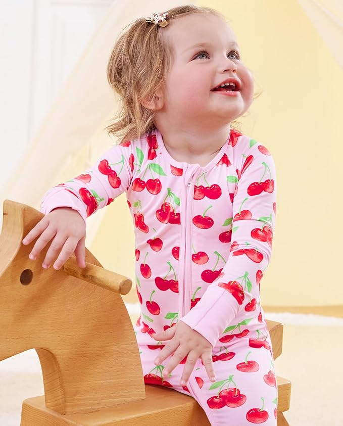 babee Reshinee Viscose derived from bamboo Baby Pajamas Convertible Footie - Image 3
