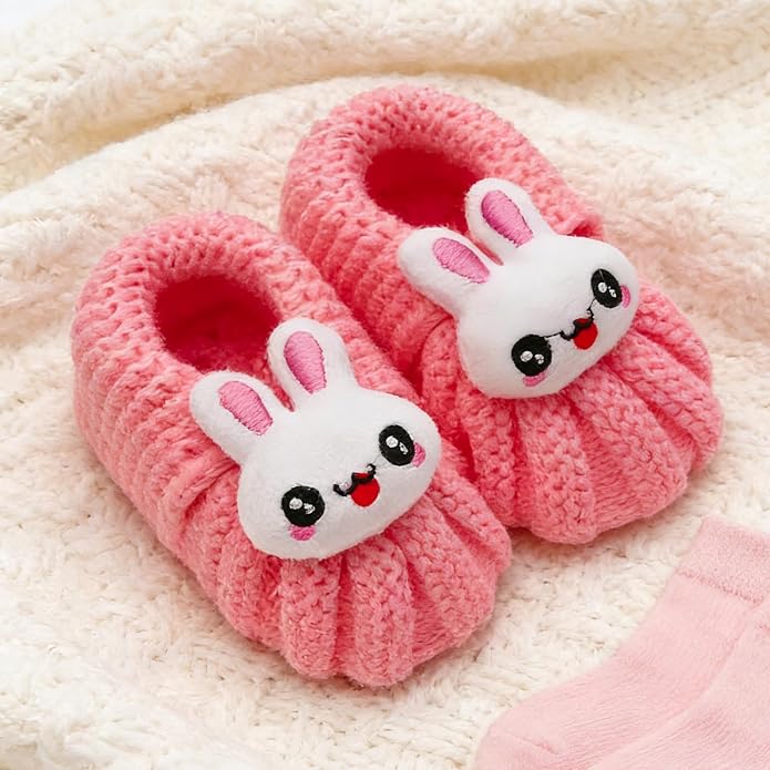 Infant Baby Boys Girls Knitted Booties Soft Cute First Walking Socks Shoes | - Image 5