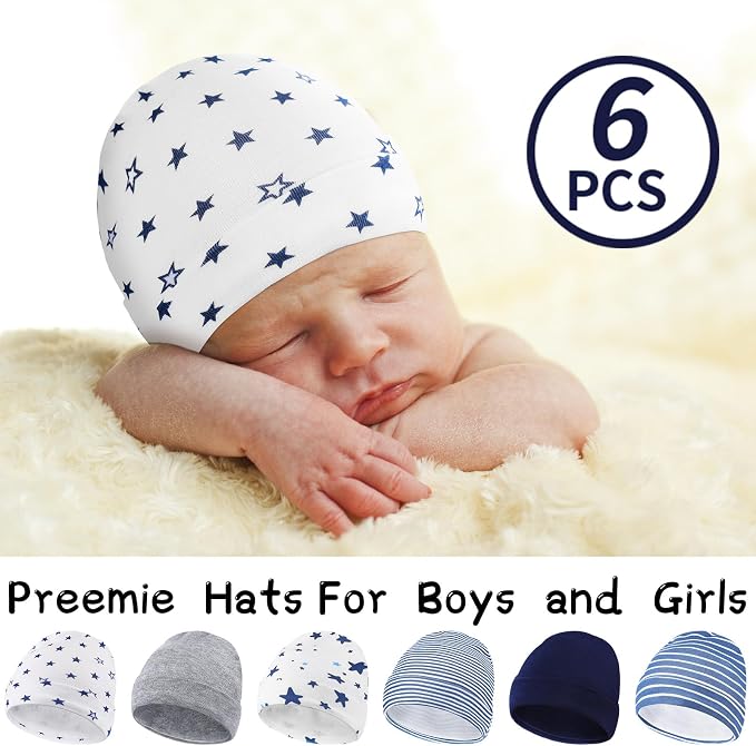 Newcotte 6 Preemie Hats - Image 3