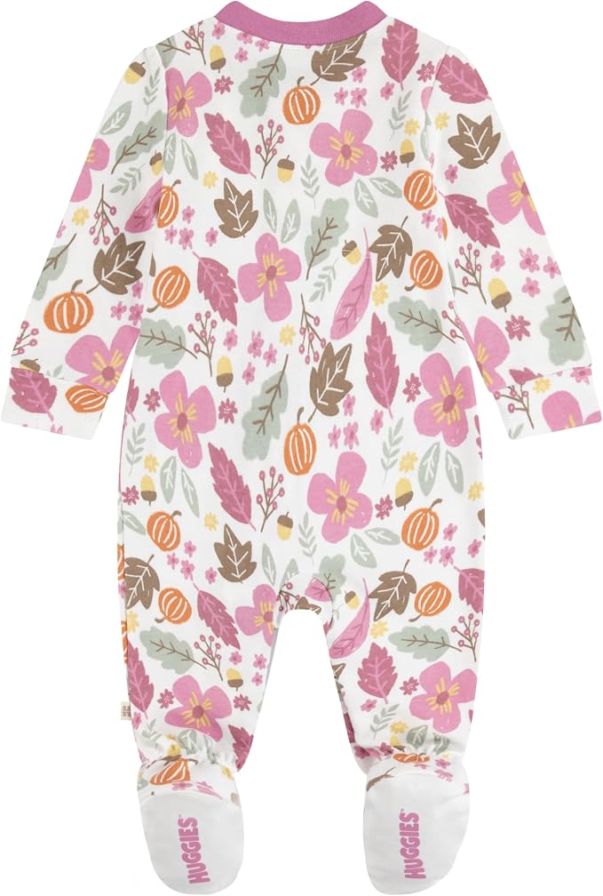 HUGGIES Baby Baby Printed Footed Coverall - Image 2