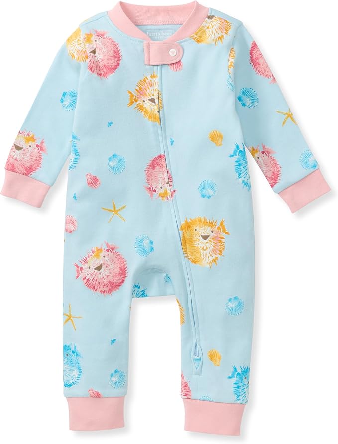 Burt's Bees Baby Unisex Sleep and Play Pajama, Footless One-Piece Zipper PJ | by BurtsBeesBaby