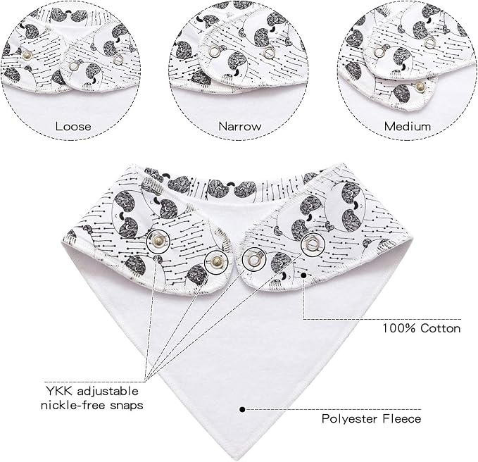 Little Tots Baby Bandana Drool Bibs - Image 3