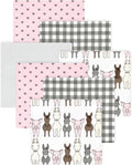 Little Treasure Hudson Baby Cotton Poly Flannel Receiving Blankets Multipack by HudsonBaby