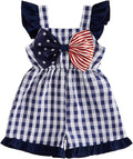 Little Girl Romper Toddler Overalls Summer Bow Jumpsuit Boho Outfit 6M-5T by Nibbcoa