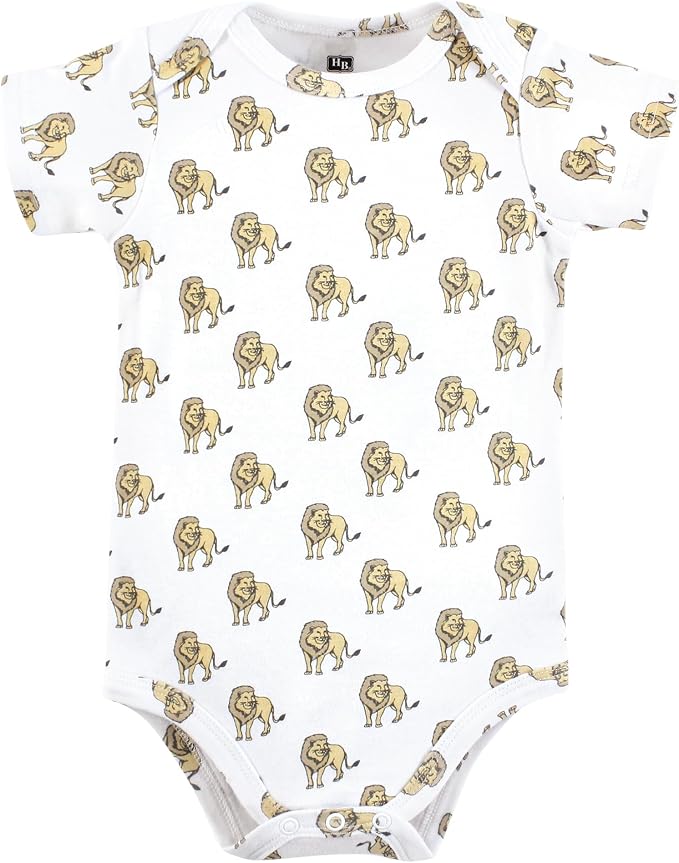Hudson Baby Unisex Baby Cotton Bodysuits 5-pack - Image 7
