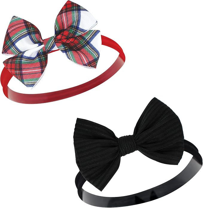 Hudson Baby Cotton and Synthetic Headbands, Size 0-24 Months - Image 3