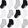 GRPSKCOS Baby Socks Non Slip 12 Pairs Toddler Anti Skid Socks by GRPSKCOS