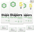 Parasol Clear+Dry Disposable Diapers and Clear+Pure Wipes Kit, RashShield Protection, Size 5 (26-36 lbs), Diaper Bundle of 144 Diapers & 240 Wipes