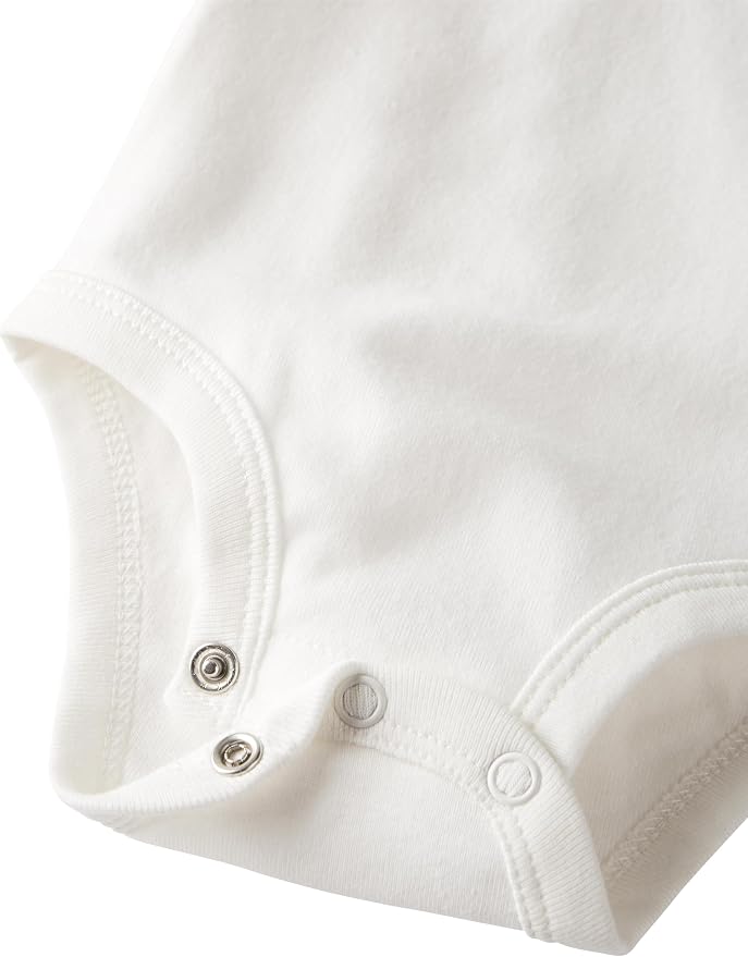 little planet by carter's Unisex Baby 3-pack Short Sleeve Bodysuits Made - Image 2