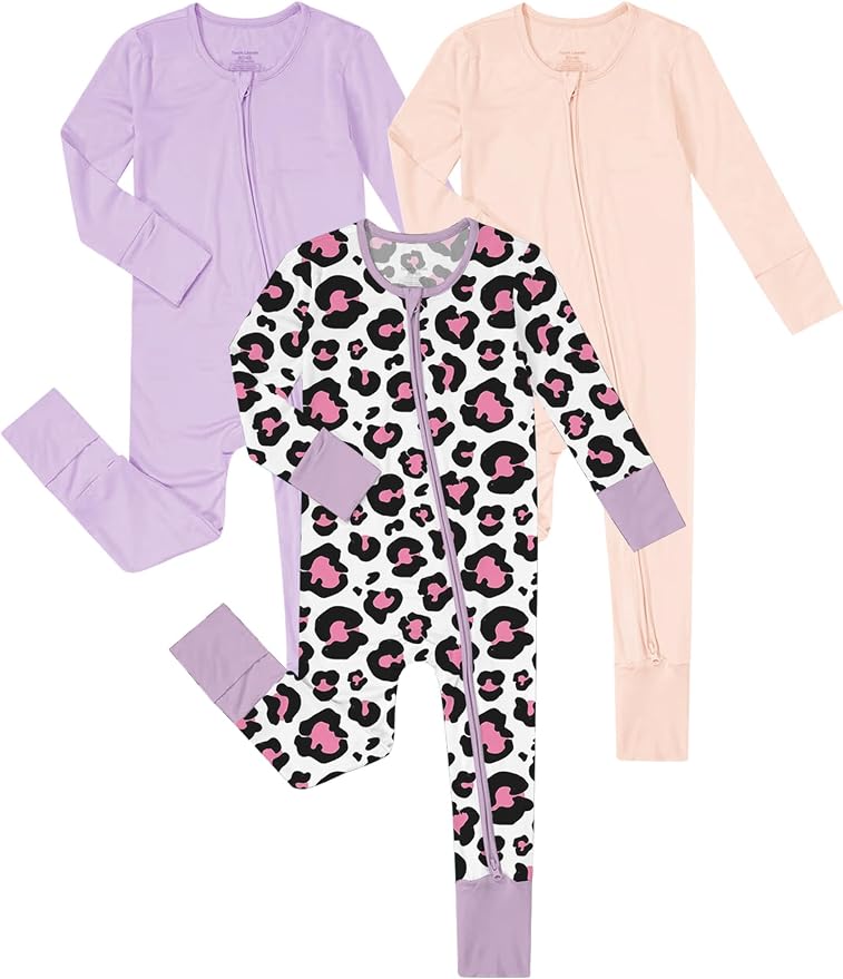 Jimonda Unisex Baby Zipper Footies Pajamas 3-Pack by JimondaBaby