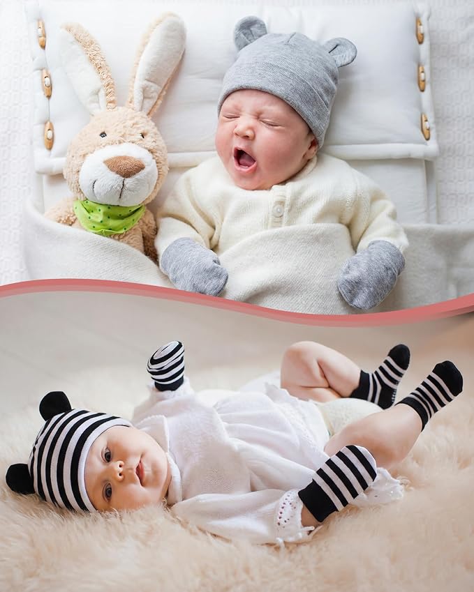 Geyoga Newborn Baby Hat Set - Image 6