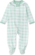 HonestBaby Baby Boys' Sleep & Play Footed One-piece Pajama Sleeper 100% Organic by HonestBaby