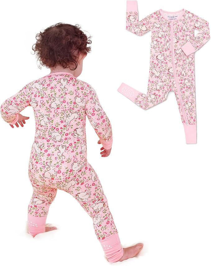 babee Reshinee Viscose Derived from Bamboo Baby Footie Pajamas Convertible by babeeReshinee