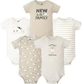 Hudson Baby Unisex Baby Cotton Bodysuits 5-Pack by HudsonBaby