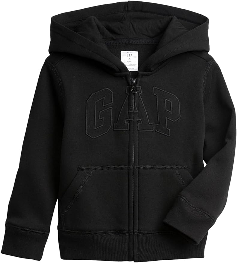GAP Baby Boys' Playtime Favorites Logo Full Zip Hoodie Hooded Sweatshirt by GAP