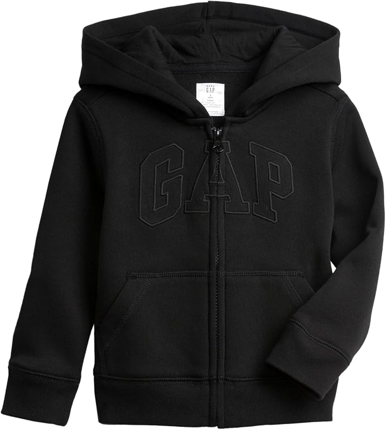 GAP Baby Boys' Playtime Favorites Logo Full Zip Hoodie Hooded Sweatshirt by GAP