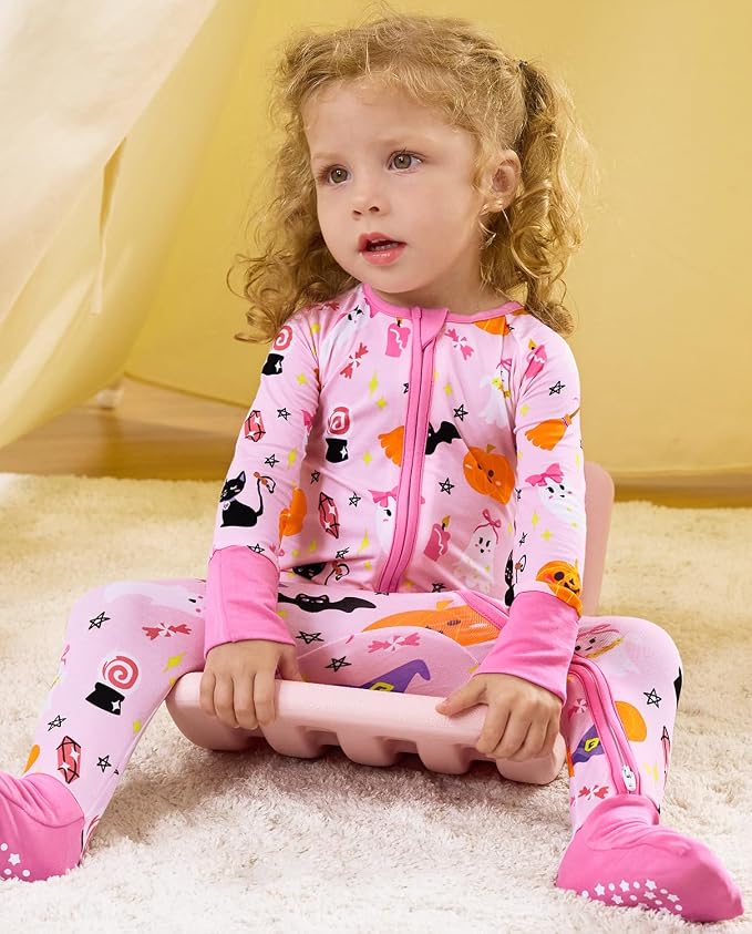 babee Reshinee Viscose Derived from Bamboo Baby Footie Pajamas Convertible - Image 5