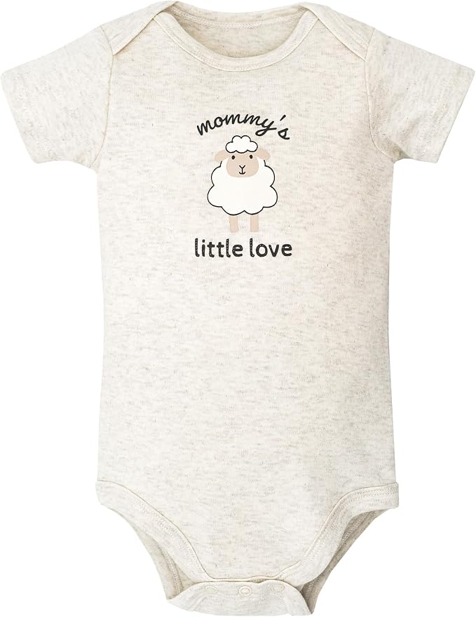 Hudson Baby Unisex Baby Cotton Bodysuits 5-Pack - Image 3