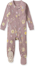 Burt's Bees Baby Girls Organic Cotton, Snug Fit Footed Sleeper Pajamas | by BurtsBeesBaby