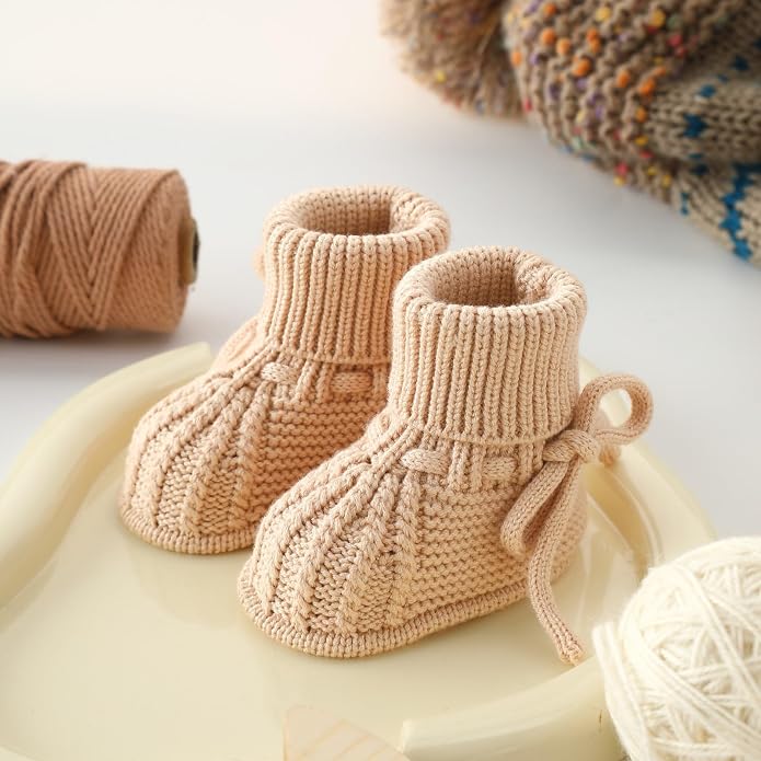 Baby Booties Soft Knit Baby Shoes - Image 2