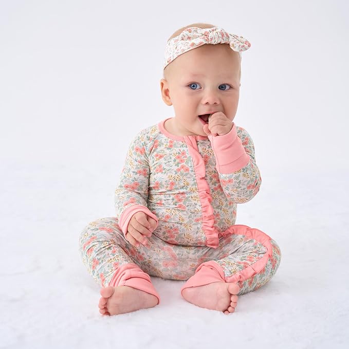 pureborn Baby Sleeper Viscose from Bamboo Zipper Footies 0-24 Months - Image 7