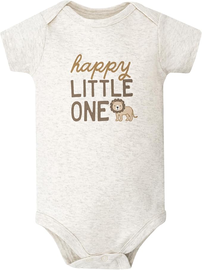 Hudson Baby Unisex Baby Cotton Bodysuits 5-Pack - Image 3