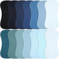 Muslin Burp Cloths 19" x 9", Baby Burping Clothes, Large Extra Soft Absorbent by Benoxine