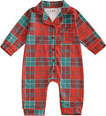 Balaflyie Baby Girl Button Down Pajamas Romper One-Piece Jumpsuit Long Sleeve Sleeper Infant Sleepwear