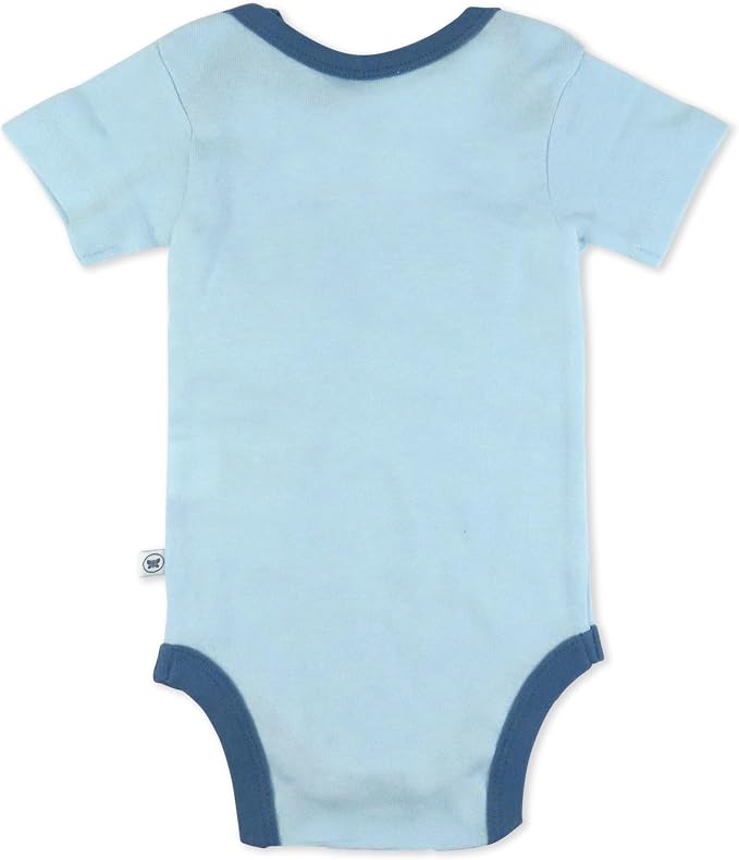 HonestBaby 5-pack Short Sleeve Bodysuits One-piece 100% Organic Cotton - Image 2