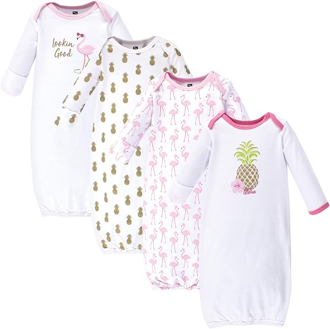 Hudson Baby unisex-baby Cotton Gowns by HudsonBaby