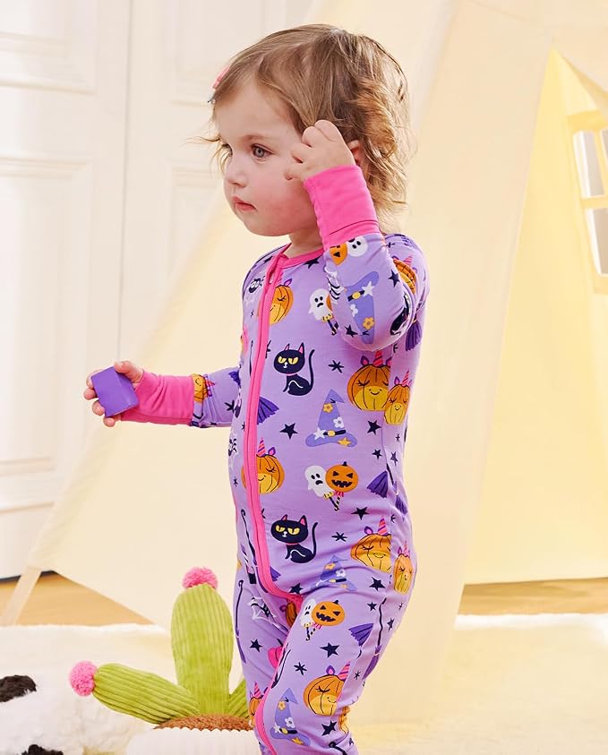 babee Reshinee Viscose derived from bamboo Baby Pajamas Convertible Footie - Image 5