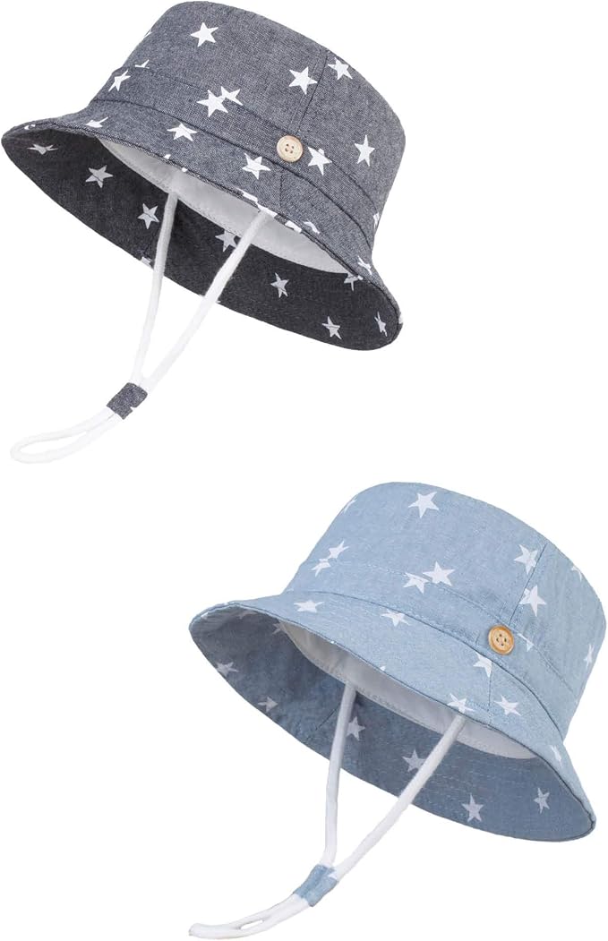LANGZHEN Sun Protection Hat for Kids Toddler Boys Girls Wide Brim Summer by LANGZHEN