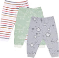 Baby Toddler Joggers Soft Pants for Boys and Girls, 0–24 Months, 2T–4T (3-Pack)