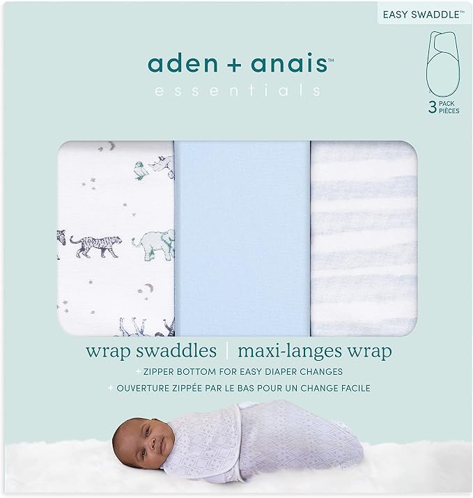aden + anais Essentials Easy Swaddle Wrap Quick Change - Image 7