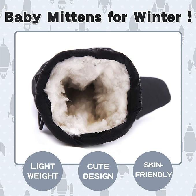 BAVST Toddler Waterproof Mittens Fleece Lined Baby Boys Girls Winter Warm Glove - Image 2