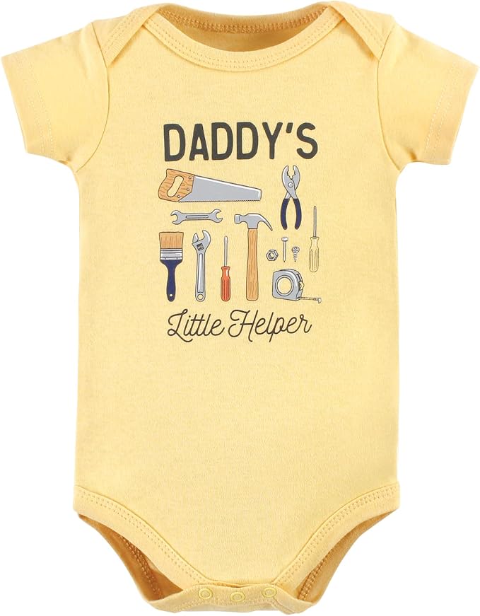 Hudson Baby Unisex Baby Cotton Bodysuits 5-pack - Image 3